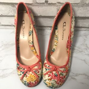 Chinese Laundry Floral Pumps 7.5